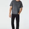 Mavi MATT RELAXED STRAIGHT LEG JEANS IN DOUBLE BLACK SUPERMOVE