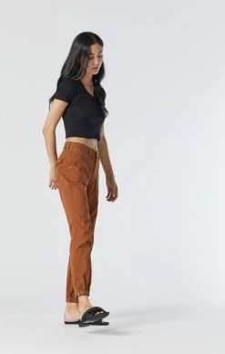 Mavi Pants IVY SLIM CARGO IN ROASTED PECAN TWILL
