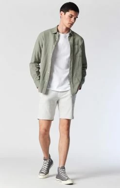 Mavi NOAH SHORTS IN OYSTER MUSHROOM TWILL