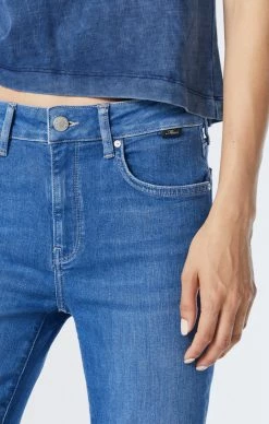 Promo โค๏ธ Mavi KATHLEEN SLIM BOYFRIEND ๐ JEANS IN SEA BLUE FEATHER BLUE Denim ๐ 10 Mavi KATHLEEN SLIM BOYFRIEND JEANS IN SEA BLUE FEATHER BLUE Denim