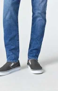 Mavi JAKE STRAIGHT LEG JEANS IN MID USED ORGANIC MOVE