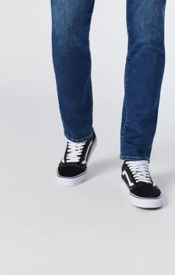 Mavi JAKE SLIM LEG IN DARK BRUSHED ATHLETIC