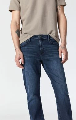 Mavi ZACH STRAIGHT LEG IN MID TONAL INK WILLIAMSBURG Denim