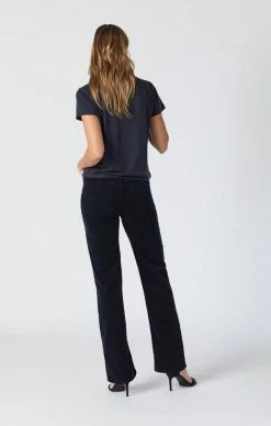 Mavi VICTORIA WIDE LEG PANTS IN BLACK CORD