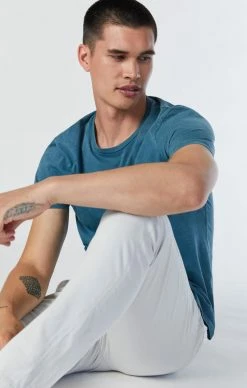 Mavi JOHNNY SLIM CHINO PANTS IN BEIGE SUMMER STRIPE