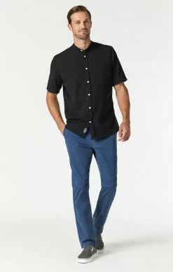 Mavi JEFF SLIM LEG IN NAVY TWILL Pants