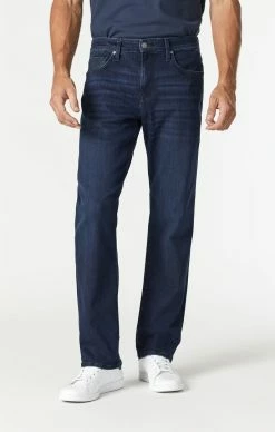 Mavi Denim MATT RELAXED STRAIGHT LEG IN DARK INK SUPERMOVE