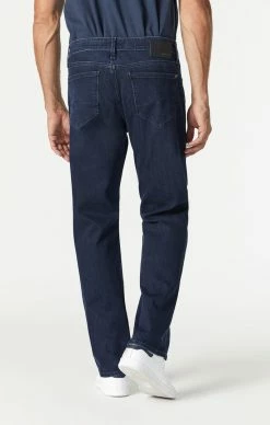 Mavi Denim MATT RELAXED STRAIGHT LEG IN DARK INK SUPERMOVE