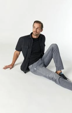 Mavi Denim JAKE SLIM LEG IN LIGHT GREY VINTAGE ORGANIC MOVE