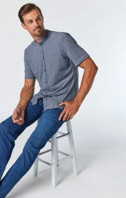 Mavi ZACH STRAIGHT LEG JEANS IN MIDNIGHT WILLIAMSBURG