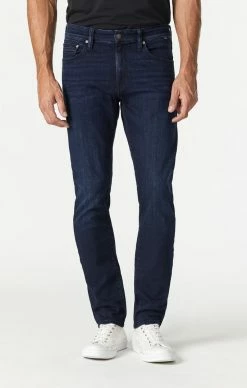 Mavi Denim ZACH STRAIGHT LEG IN DEEP BLUE BLACK TONAL WILLIAMSBURG