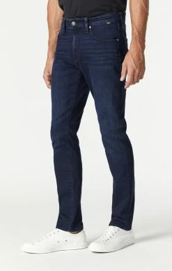 Mavi Denim ZACH STRAIGHT LEG IN DEEP BLUE BLACK TONAL WILLIAMSBURG