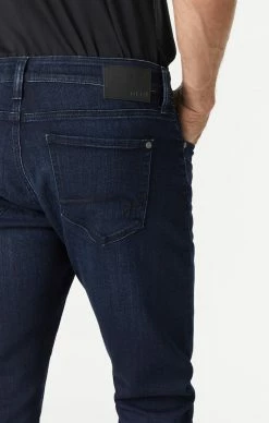 Mavi Denim ZACH STRAIGHT LEG IN DEEP BLUE BLACK TONAL WILLIAMSBURG