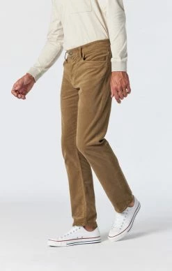Mavi ZACH STRAIGHT LEG IN MUSTARD CORD Pants