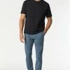 Mavi JOHNNY SLIM CHINO PANTS IN DARK SLATE TWILL