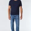 Mavi STEVE ATHLETIC JEANS IN MID BRUSHED ORGANIC MOVE Denim