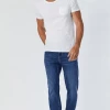Mavi STEVE ATHLETIC JEANS IN DARK BRUSHED WILLIAMSBURG