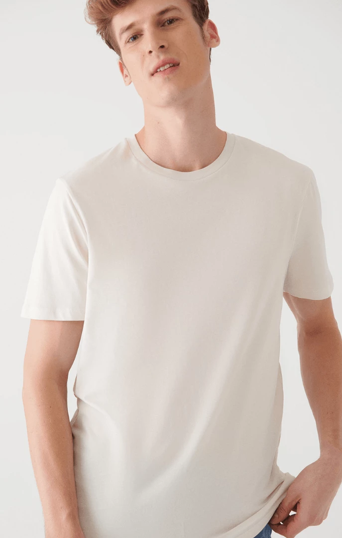 Brand new ✔️ Mavi MEN'S BASIC CREW NECK T-SHIRT IN OFF WHITE Tops & T-Shirts 👏 1 Mavi MEN'S BASIC CREW NECK T-SHIRT IN OFF WHITE Tops & T-Shirts