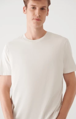 Brand new ✔️ Mavi MEN'S BASIC CREW NECK T-SHIRT IN OFF WHITE Tops & T-Shirts 👏 9 Mavi MEN'S BASIC CREW NECK T-SHIRT IN OFF WHITE Tops & T-Shirts