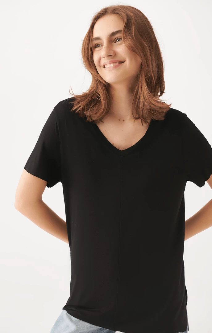 Best Sale ๐ Mavi Tops & T-Shirts ๐ฉ WOMEN'S BASIC V-NECK T-SHIRT IN BLACK ๐ 4 Mavi Tops & T-Shirts WOMEN'S BASIC V-NECK T-SHIRT IN BLACK