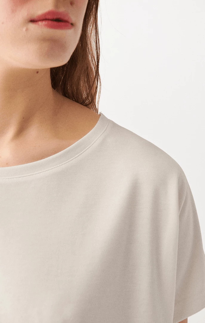 Best Pirce โจ Mavi ๐ฉ WOMEN'S SHORT SLEEVE T-SHIRT IN ANTIQUE WHITE Tops & T-Shirts ๐คฉ 3 Mavi WOMEN'S SHORT SLEEVE T-SHIRT IN ANTIQUE WHITE Tops & T-Shirts