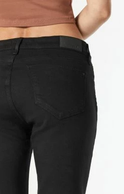 Mavi Denim EMMA SLIM BOYFRIEND IN STAY BLACK SUPERSOFT