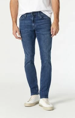 Mavi JAKE SLIM LEG IN MID SUPERMOVE Denim