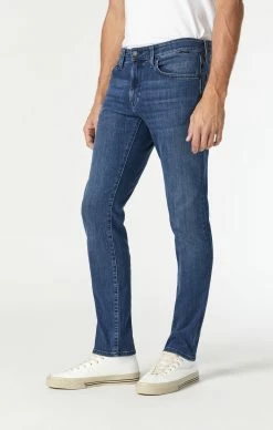 Mavi JAKE SLIM LEG IN MID SUPERMOVE Denim