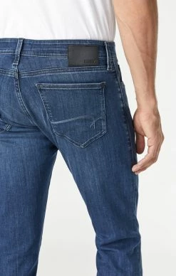 Mavi JAKE SLIM LEG IN MID SUPERMOVE Denim