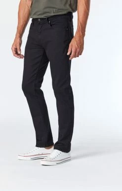 Cheapest π Mavi Denim MARCUS SLIM STRAIGHT LEG π JEANS IN DOUBLE BLACK SUPERMOVE π 10 Mavi Denim MARCUS SLIM STRAIGHT LEG JEANS IN DOUBLE BLACK SUPERMOVE