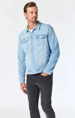 Mavi Jackets DRAKE JACKET IN LIGHT BRUSHED ATHLETIC