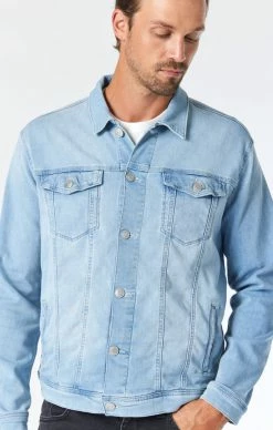 Mavi Jackets DRAKE JACKET IN LIGHT BRUSHED ATHLETIC