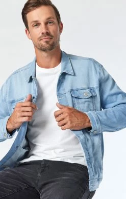 Mavi Jackets DRAKE JACKET IN LIGHT BRUSHED ATHLETIC