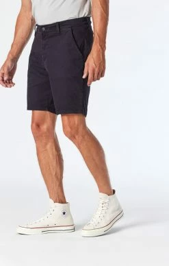 Mavi NOAH SHORTS IN BLACK TWILL