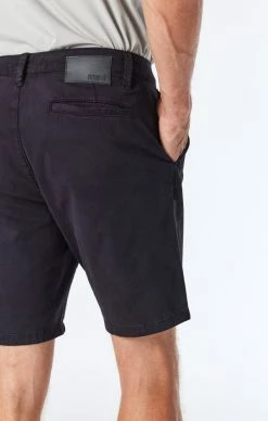 Mavi NOAH SHORTS IN BLACK TWILL