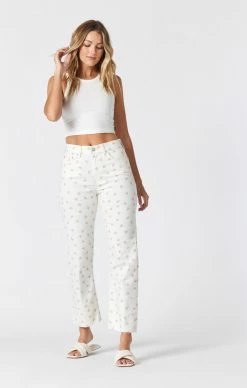 Mavi Denim BARCELONA WIDE LEG JEANS IN MICRO FLOWERS STRETCH