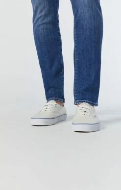 Mavi JAKE SLIM LEG JEANS IN DARK DISTRESSED LA VINTAGE Denim