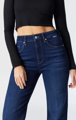 Mavi VICTORIA WIDE LEG JEANS IN DEEP ORGANIC BLUE Denim