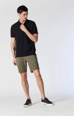 Mavi NOAH SHORTS IN KHAKI TIE TWILL