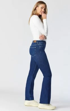 Mavi MARIA FLARE IN DARK BRUSHED FLEX BLUE Denim
