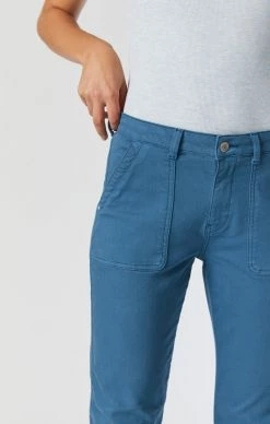 Mavi IVY SLIM CARGO PANTS IN OCEANVIEW TWILL