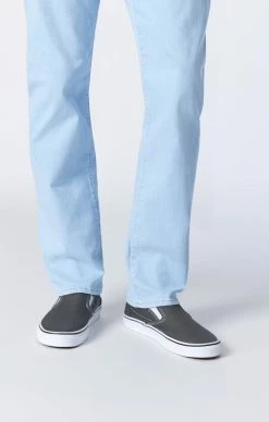 Mavi Denim ZACH STRAIGHT LEG JEANS IN ICE FEATHER BLUE