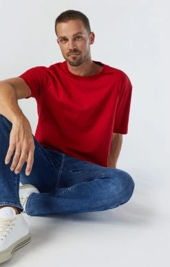 Mavi ZACH STRAIGHT LEG JEANS IN DARK BRUSHED LA VINTAGE Denim