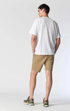 Mavi NOAH SHORTS IN BRITISH KHAKI TWILL