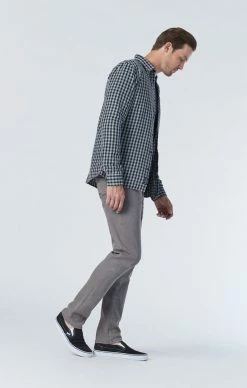 Mavi MATT RELAXED STRAIGHT LEG IN GUNMETAL SUPERMOVE Denim