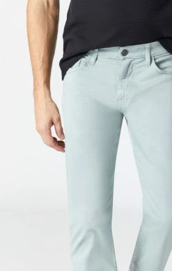 Mavi ZACH STRAIGHT LEG PANTS IN MIST TWILL