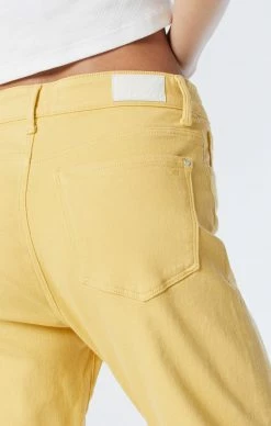 Mavi BARCELONA WIDE LEG JEANS IN MISTED YELLOW LA VINTAGE