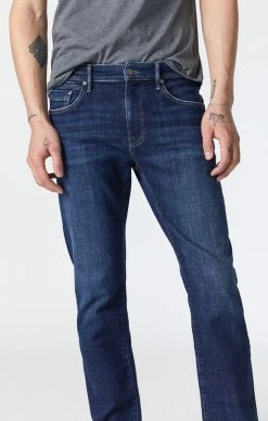 Mavi Denim ZACH STRAIGHT LEG IN DEEP VINTAGE ORGANIC MOVE