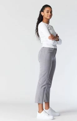 Mavi SHELIA FRONT POCKET STRAIGHT IN QUARRY CORD Pants