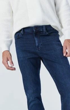 Mavi Denim ZACH STRAIGHT LEG IN DEEP INK SUPERMOVE